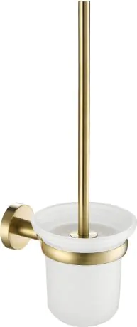Just Taps VOS Brushed Brass Toilet Brush