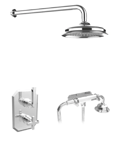 Saneux Cromwell 2 Way Shower Kit – Lever Handle
