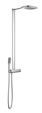 Flova Fusion exposed thermostatic GoClick® shower column