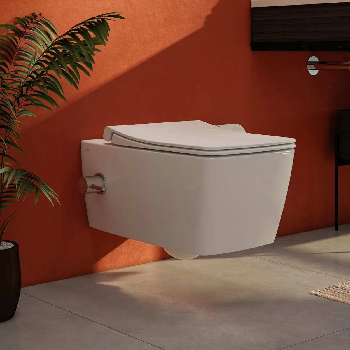 Vitra M-Line Aquacare Wall-Hung WC 400mm - 7672B003-6204 