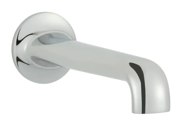 Just Taps Grosvenor Cross Bath Spout -  Brass With Nickel Finishing 
