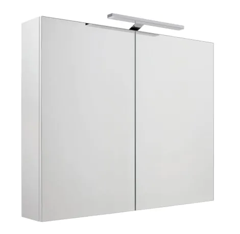 Just Taps Mirror Cabinet with Light 800mm – White