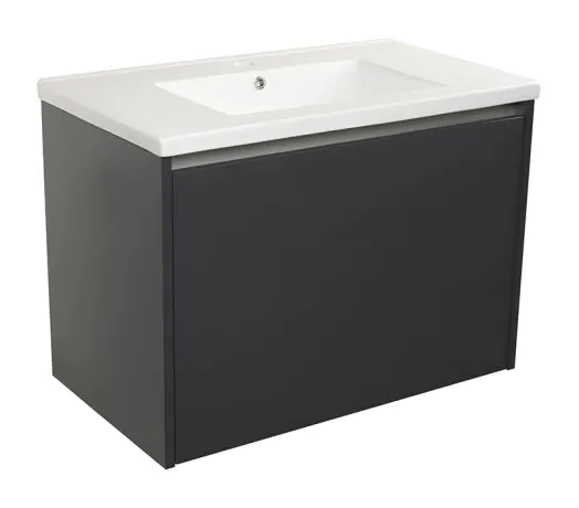 Just Taps City 800 Anthracite with internal draw, sensor, bottom light