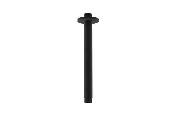 Saneux COS Round Ceiling Mounted Shower Arm – Matte Black