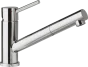 Villeroy Boch Como Shower Kitchen tap of Stainless steel, stainless steel massive polished