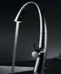 KWC Zoe single lever monobloc with pull-out spout with LEDShine