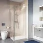 Crosswater Shower Enclosures Clear 6 Silver Hinged Door 900mm