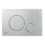 Alca Thin Flush Plate (Round) - Chrome Matt & Polished