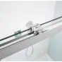 Crosswater Shower Enclosures Design 8 Silver Single Sliding Door with Soft Close 1200mm