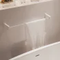 Bathroom Origins Luce Towel Rail White/Clear