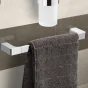 Bathroom Origins Pirenei Towel Rail Black