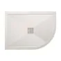 Crosswater Stone Resin Shower Trays 25mm Central Waste Offset Quadrant 900 x 1200mm (R)