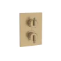 Crosswater 3ONE6 Lever Crossbox 3 Outlet Trimset 316 Brushed Brass TLCB2500LBPSF