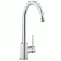 Crosswater MPRO Side Lever Kitchen Mixer Stainless Steel Sink Mixer Tap 