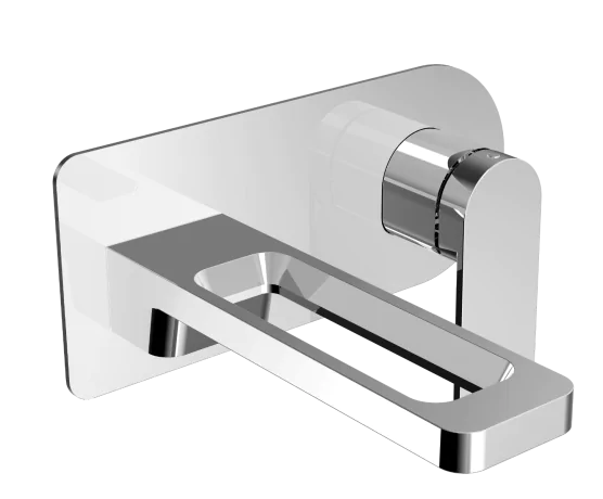 Just Taps AXEL Single Lever Wall Mounted Basin Mixer