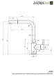 Just Taps Apco Single Lever Sink Mixer With PULLOUT Spout ,Swivel Spout
