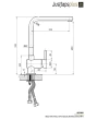 Just Taps Apco Sink Mixer With Swivel Spout