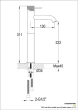 Just Tap VOS Matt Black Single Lever Tall Basin Mixer With Designer Handle