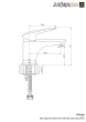 Just Taps Plus Yatin Single Lever Basin Mixer Without Pop Up Waste