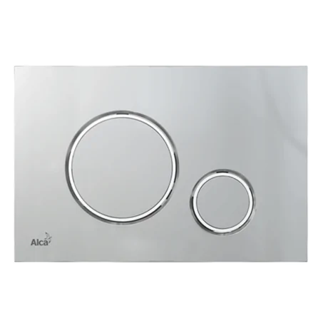 Alca Thin Flush Plate (Round) - Chrome Matt & Polished