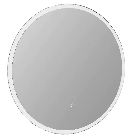 Just Taps Apollo round LED Illuminated Bathroom Mirror 600mm Wide - Chrome