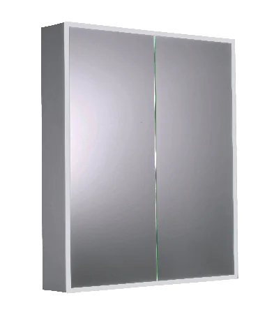 Just Taps Mirror cabinet with sensor switch and shaving socket 600mm