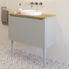 Classic 25” Basin and Metal Console Set, Luxury bathrooms, Crosswater  London